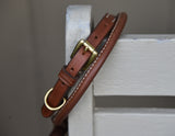 Bowfell Narrow Rolled Leather Collar