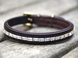 Causey Jewelled Leather Collar