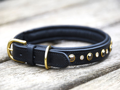 Coniston Jewelled Leather Collar