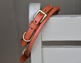 Bowfell Narrow Rolled Leather Collar