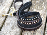 Constantine Jewelled Leather Lead